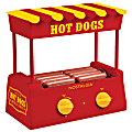 Nostalgia Electrics Hot Dog Roller And Bun Warmer, 8 Hot Dog/6 Bun Capacity, Red/Yellow 1 thumbnail image