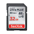 SanDisk Ultra® PLUS SDHC™ Memory Card, 32GB