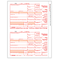 ComplyRight® 1099-MISC Tax Forms, Federal Copy A, 2-Up, 8-1/2" x 11", Pack Of 100 Forms 1 thumbnail image
