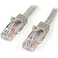 StarTech.com Cat5e Snagless UTP Patch Cable, 1', Gray 1 thumbnail image
