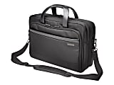 Kensington Contour Carrying Case (Briefcase) for 15.6" Notebook - Black - Puncture Resistant, Water Resistant, Drop Resistant - 1680D Ballistic Polyester - Checkpoint Friendly - Handle - 16.5" Height x 18.3" Width x 6" Depth