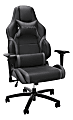 Respawn 400 Racing-Style Big & Tall Bonded Leather Gaming Chair, Gray/Black