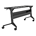 Safco® Flip-N-Go Training Table Base, 28"H x 72"W, Black 1 thumbnail image