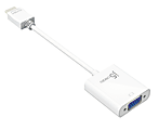 j5create® HDMI-To-VGA Adapter, 6", JDA213