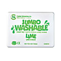 Ready 2 Learn Jumbo Washable Unscented Stamp Pads, 6 1/4" x 4", Lime Green, Pack Of 2