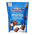 Ghirardelli® Minis Chocolates, Milk Chocolate With Sea Salt & Almond, 4.3 Oz, Pack Of 3 Bags 1 thumbnail image