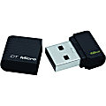 Kingston 16GB DataTraveler Micro USB 2.0 Flash Drive - 16 GB - USB 2.0 - Black - 5 Year Warranty 1 thumbnail image