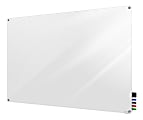 Ghent Harmony Magnetic Glass Unframed Dry-Erase Whiteboard, 24" x 36", White