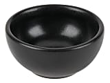 Hall China Foundry™ Round Colonial Ramekin Dishes, 2 Oz, 2 1/2", Black, Pack Of 72 Dishes