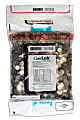 CoinLOK Tamper Evident Coin Bags, 14 1/2" x 25", Dual Handle, Clear, 50 lb Capacity, Pack Of 250