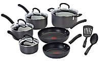 T-Fal Ultimate Hard Anodized 12-Piece Cookware Set, Black 1 thumbnail image