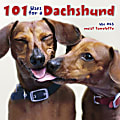 Willow Creek Press 5-1/2" x 5-1/2" Hardcover Gift Book, 101 Uses For A Dachshund