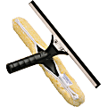 Ettore Stainless BackFlip Cleaning Tool - 14" Blade - 3" x 15.8"x 8.8" - Light Weight, Fatigue Resistant, Grooved Handle - Stainless Steel - 1Each 1 thumbnail image