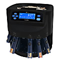 Nadex S545 Coin Counter, Sorter And Wrapper, 10"H x 10"W x 9"D, Black 1 thumbnail image