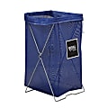 Royal Basket Trucks Hamper, Mesh Hamper Kit, 17"L x 15"W x 30"H, Blue 1 thumbnail image