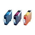 Canon® BCI-3e Cyan, Yellow, Magenta Ink Cartridges, Pack Of 3, 4480A263