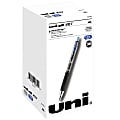 uni-ball® 207 Retractable Fraud Prevention Gel Pens, Medium Point, 0.7 mm, Black Barrel, Blue Ink, Pack Of 36