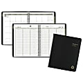 AT-A-GLANCE® Recycled Academic Weekly/Monthly Planner, 6 7/8" x 8 3/4", 100% Recycled, Black, July 2016 to June 2017