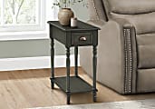 Monarch Specialties Eva Rectangular Accent Table, 24-1/2”H x 12”W x 22”D, Green 1 thumbnail image