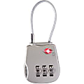 Pelican TSA Accepted Combination Luggage Lock - 3 Digit - Stainless Steel Shackle, Brass 1 thumbnail image
