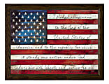 Timeless Frames® Americana Framed Artwork, 16" x 12", Pledge Of Allegiance