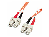 StarTech.com 2m (6.6ft) SC to SC OM1 Multimode Fiber Optic Cable, 62.5/125 Fiber Size, 10G Networks, LSZH Fiber Patch Cord - FIBSCSC2 1 thumbnail image