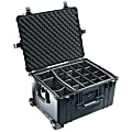 Pelican 1620 Case - Internal Dimensions: 21.48" Length x 16.42" Width x 12.54" Depth - External Dimensions: 24.6" Length x 19.4" Width x 13.8" Depth - 19.15 gal - Hinged, Double Throw Latch Closure - Copolymer, Polypropylene - Black - For Military