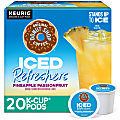 The Original Donut Shop Iced Refreshers, Pineapple Passionfruit Flavor, Box of 20 K-Cup® Pods