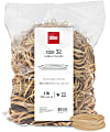 Office Depot® Brand Rubber Bands, #32, 3" x 1/8", Crepe, 1-Lb Bag, Approx 950 Per Bag 1 thumbnail image