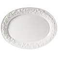 Gibson Home Fruitful Platter, 18-3/4", White