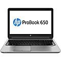 HP ProBook 650 G1 15.6" LCD Notebook - Intel Core i5 (4th Gen) i5-4210M Dual-core (2 Core) 2.60 GHz - 4 GB DDR3L SDRAM - 500 GB HDD - Windows 7 Professional 64-bit upgradable to Windows 8.1 Pro - 1366 x 768 1 thumbnail image