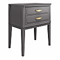 Ameriwood™ Stella Accent Table, 28"H x 23-5/8"W x 15-5/8"D, Gray