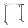 Bestar Upstand Electric 48”W Standing Desk, White