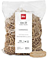 Office Depot® Brand Rubber Bands, #19, 3-1/2" x 1/16", Crepe, 1-Lb Bag 1 thumbnail image