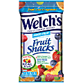 Welch's Mixed Fruit Snacks - Gluten-free, Preservative-free, Trans Fat Free - Strawberry, White Grape Raspberry, Orange, White Grape Peach, Concord Grape - 2.25 oz - 48 / Carton