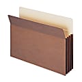 Smead® TUFF® Pocket File Pockets, 3 1/2" Expansion, 9 1/2" x 14 3/4", 30% Recycled, Dark Brown, Pack Of 10 1 thumbnail image