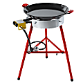Ringg Outdoor Chef Series Compact Outdoor Propane Flat Top Cooking Kit with 18-In. Enameled Steel Pan, Dual Burner & Stand, CS001 1 thumbnail image