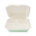 StalkMarket Heavyweight Hinged Containers, 8" x 8", White, Case Of 200 Containers 1 thumbnail image