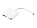 Lenovo USB-C 3-in-1 Hub - Adapter - 24 pin USB-C male to HD-15 (VGA), HDMI, USB Type A female - 4K support, 1080p support