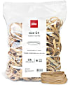 Office Depot® Brand Rubber Bands, #64, 3-1/2" x 1/4", Crepe, 1-Lb Bag 1 thumbnail image