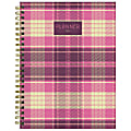 2024 TF Publishing Medium Weekly/Monthly Planner, 6-1/2" x 8", Preppy in Pink, January to December