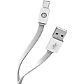 DigiPower Micro-USB/USB Data Transfer Cable - 4 ft Micro-USB/USB Data Transfer Cable for Smartphone, Tablet - First End: USB - Second End: Micro USB - White - 1 1 thumbnail image