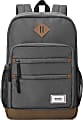 Solo New York Re:Fresh Machine Washable Backpack With 15.6" Laptop Pocket, 51% Recycled, Gray