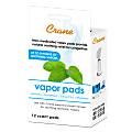 Crane Vapor Pads, Menthol Eucalyptus, Pack Of 12 Pads