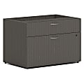 HON Mod HLPLCL3020BF Credenza - 30" x 20"21" - 2 Drawer(s) - Finish: Slate Teak