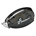 SKILCRAFT® Permanent-Adhesive Double-Sided Tape With Dispenser, 0.33" x 393", Translucent Black (AbilityOne 7510-01-596-4255) 1 thumbnail image