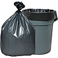 Genuine Joe Maximum Strength Trash Can Liner - Extra Large Size - 60 gal Capacity - 39" Width x 56" Length - 1.55 mil (39 Micron) Thickness - Low Density - Gray - Plastic Resin - 96/Pallet - 50 Per Carton - Food Waste, Office Waste, Can, Debris 1 thumbnail image