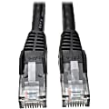 Tripp Lite Cat6 GbE Gigabit Ethernet Snagless Molded Patch Cable UTP Black RJ45 M/M 75ft 75' - Category 6 - 128 MB/s - 75.13 ft - Black 1 thumbnail image