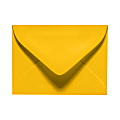 LUX Mini Envelopes, #17, Gummed Seal, Sunflower Yellow, Pack Of 1,000