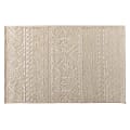 Baxton Studio Linwood Hand-Tufted Wool Area Rug, 5' x 96-1/8', Ivory
